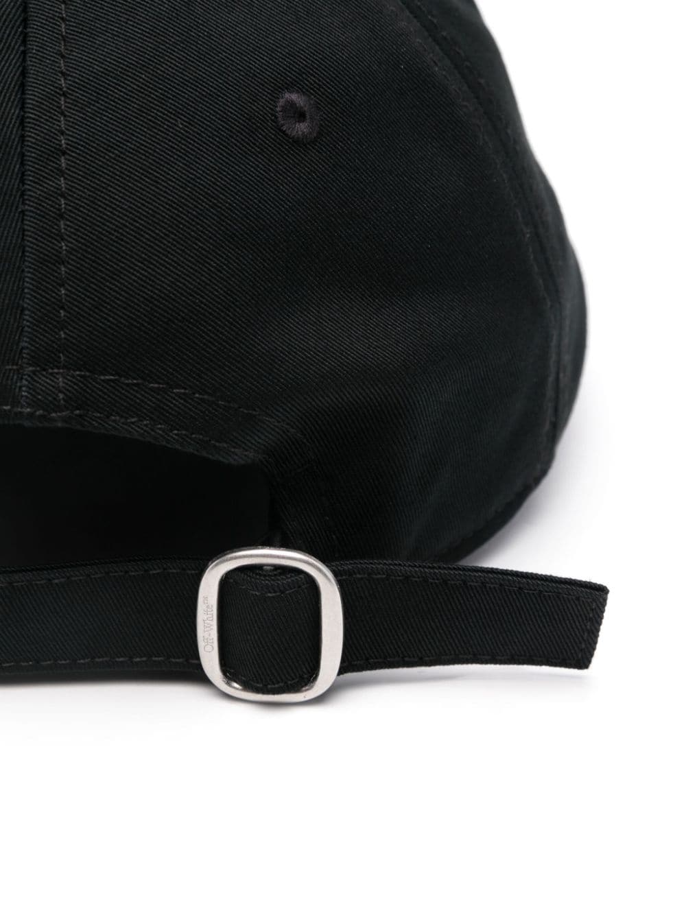 Out Of Office baseball cap OMLB069F24FAB0091001 BLACK WHITE OFF-WHITE 