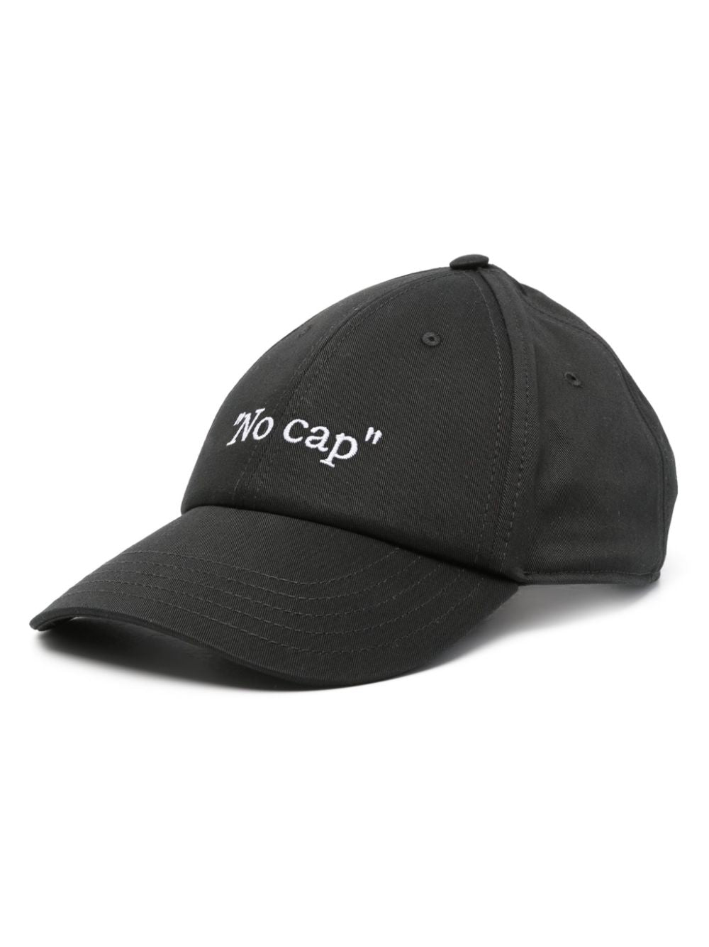 No Cap baseball cap OMLB069F24FAB00E1001 BLACK WHITE OFF-WHITE 