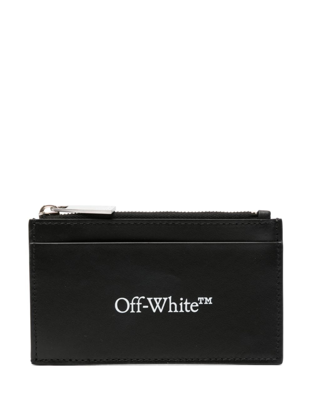 logo-print wallet OMND095F24LEA0011001 BLACK WHITE OFF-WHITE 