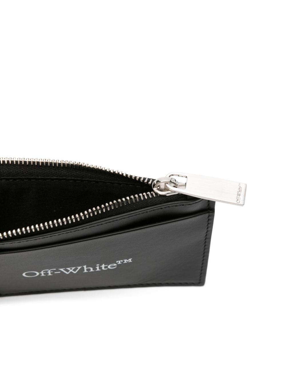 logo-print wallet OMND095F24LEA0011001 BLACK WHITE OFF-WHITE 
