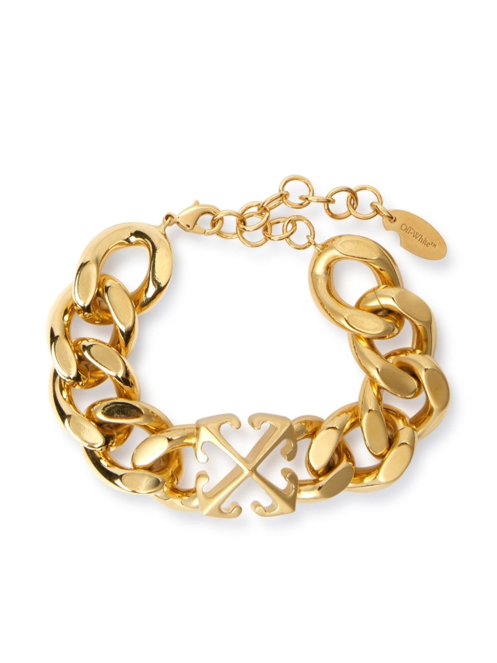 Arrow chain bracelet OWOA12FF24MET0017600 GOLD OFF-WHITE 