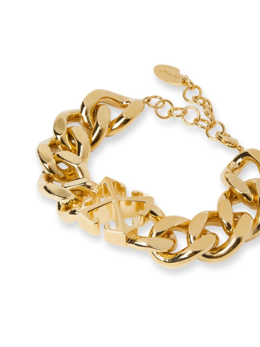 Arrow chain bracelet OWOA12FF24MET0017600 GOLD OFF-WHITE 