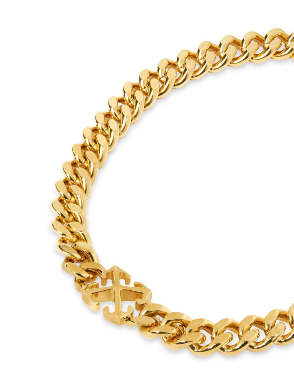 Arrows chain necklace OWOB13HF24MET0017600 GOLD OFF-WHITE 