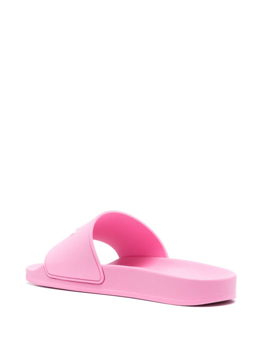 Classic Logo pool slides PWIC010F24MAT0016868 FUCHSIA FL PALM ANGELS 