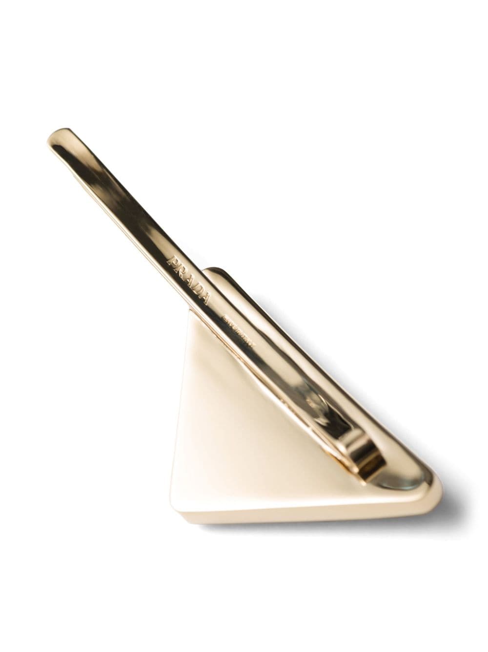 logo-engraved triangle hair clips 1IF169 2CL2F03U2 PRADA 