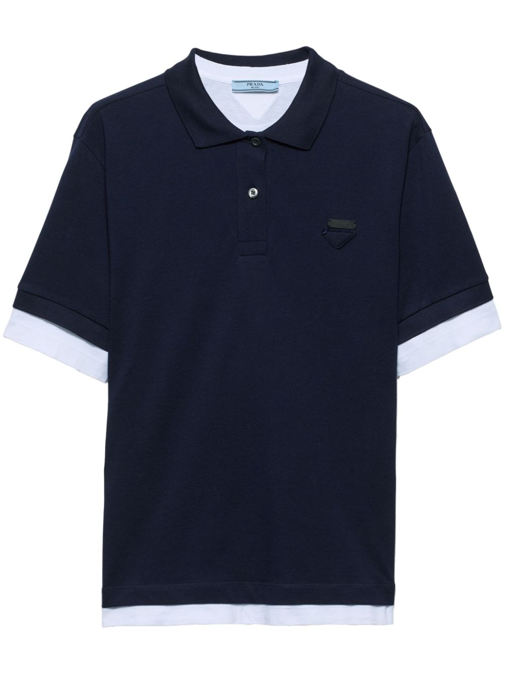 triangle logo polo shirt 39586 S OOO 144LF0124 PRADA 