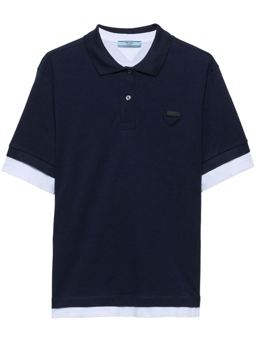 triangle logo polo shirt 39586 S OOO 144LF0124 PRADA 