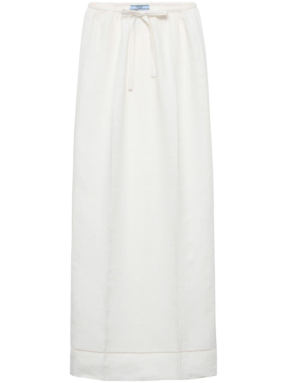 logo-embroidered skirt P135YR S OOO 15Y4F0304 PRADA 