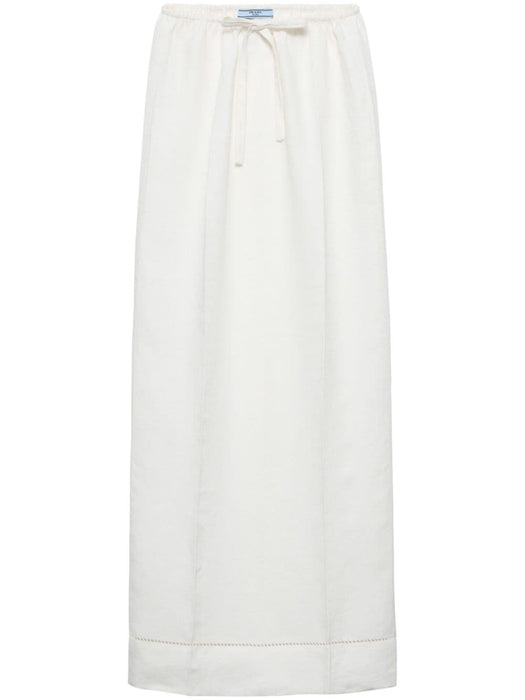 logo-embroidered skirt P135YR S OOO 15Y4F0304 PRADA 