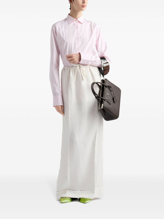 logo-embroidered skirt P135YR S OOO 15Y4F0304 PRADA 