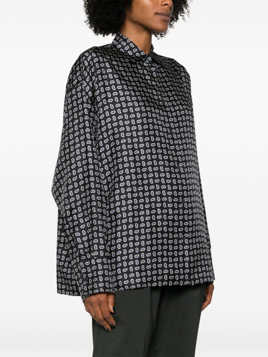 paisley-print silk shirt P415H S OOO 15GGF0008 PRADA 