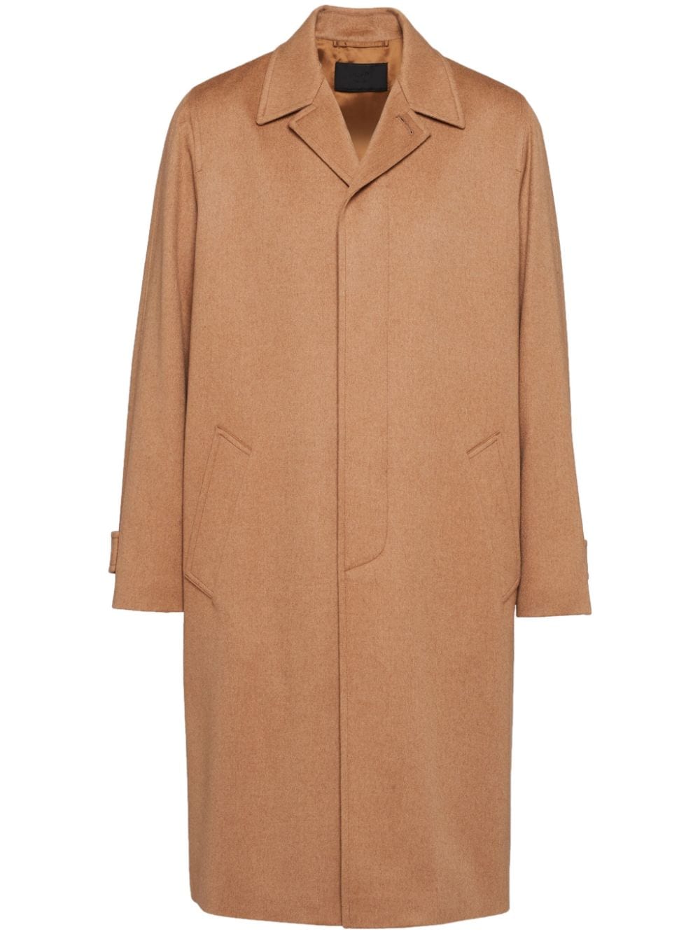 single-breasted midi coat SGC054 S 222 165F0040 PRADA 