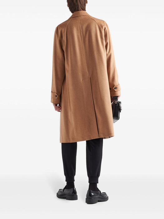 single-breasted midi coat SGC054 S 222 165F0040 PRADA 