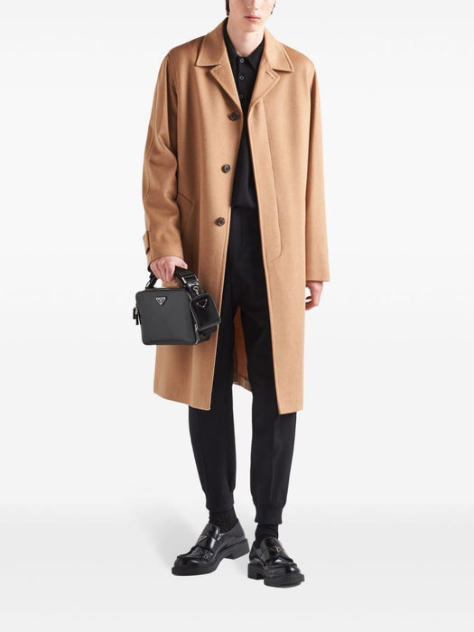 single-breasted midi coat SGC054 S 222 165F0040 PRADA 