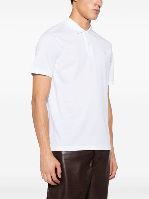 triangle-logo cotton polo shirt UJN444 S WEO XGSF0009 PRADA 
