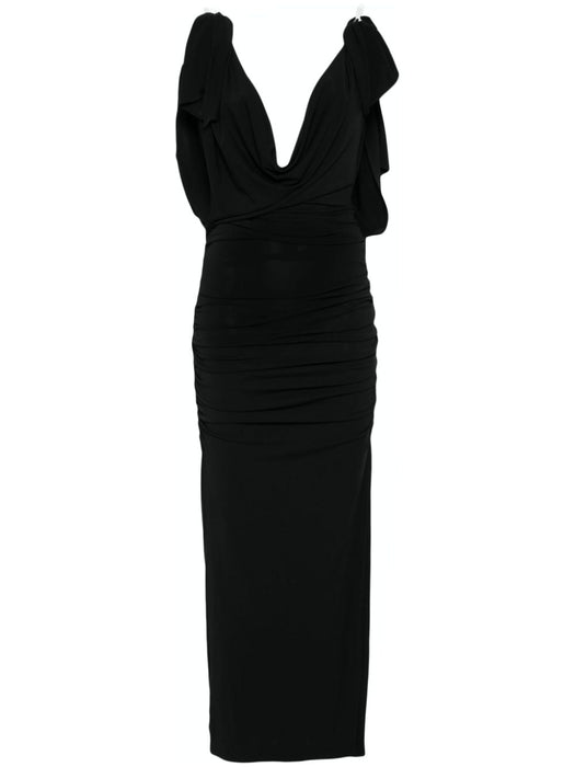 ruched maxi dress 248WCM174 A014100 THE ATTICO 