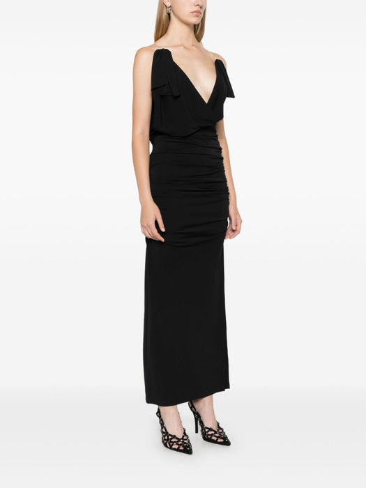 ruched maxi dress 248WCM174 A014100 THE ATTICO 
