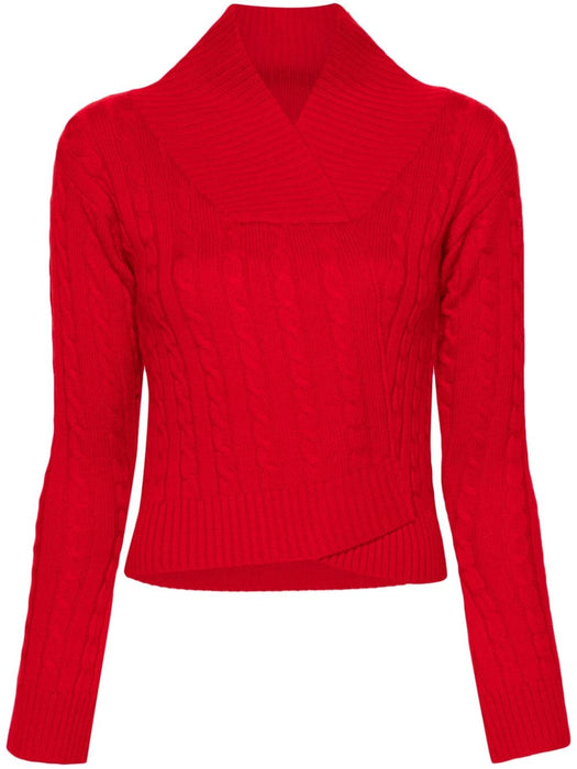 cable-knit merino jumper 1324KJU005585A 7490 VICTORIA BECKHAM 