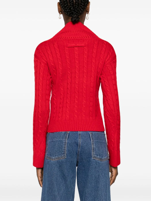 cable-knit merino jumper 1324KJU005585A 7490 VICTORIA BECKHAM 