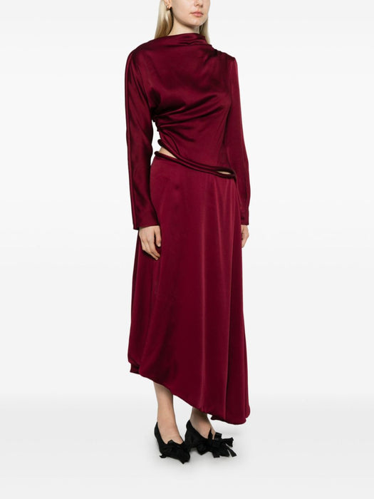 padded tube detail midi dress 1424WDR005829A 560 VICTORIA BECKHAM 