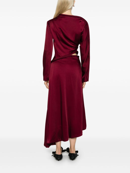 padded tube detail midi dress 1424WDR005829A 560 VICTORIA BECKHAM 