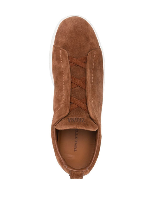 triple stitch low-top sneaker RLHSOY-S4667Z MAR ZEGNA 