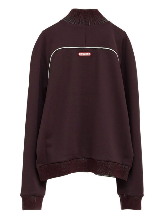 Tricot track jacket M-AW25-JTP-422-01 AUBERGINE CASABLANCA 