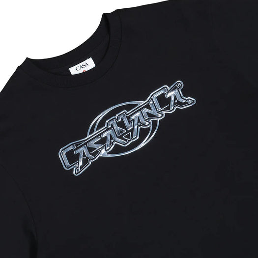 Chrome Oversized Short Sleeve T-Shirt M-AW25-JTS-044-03 CASA CHROME CASABLANCA 