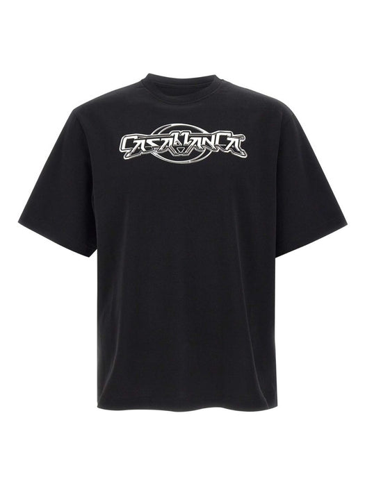 Chrome Oversized Short Sleeve T-Shirt M-AW25-JTS-044-03 CASA CHROME CASABLANCA 