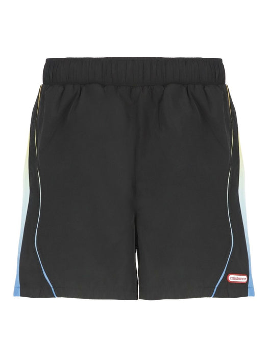 Gradient Football Shorts<BR/> M-AW25-TR-348-01 BLACK GRADIENT CASABLANCA 