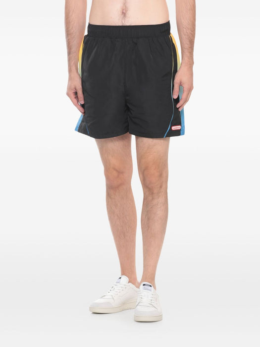 Gradient Football Shorts<BR/> M-AW25-TR-348-01 BLACK GRADIENT CASABLANCA 