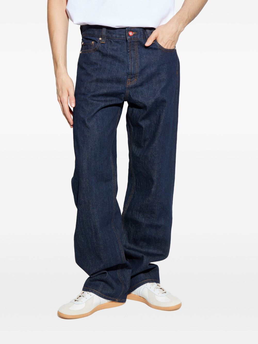 logo-patch jeans MPF25-TR-330-01 INDIGO CASABLANCA 