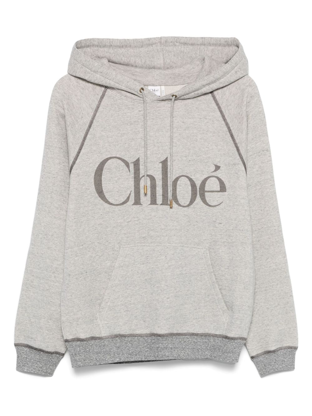 logo-print hoodie 25AJH10179 060 CHLOÉ 