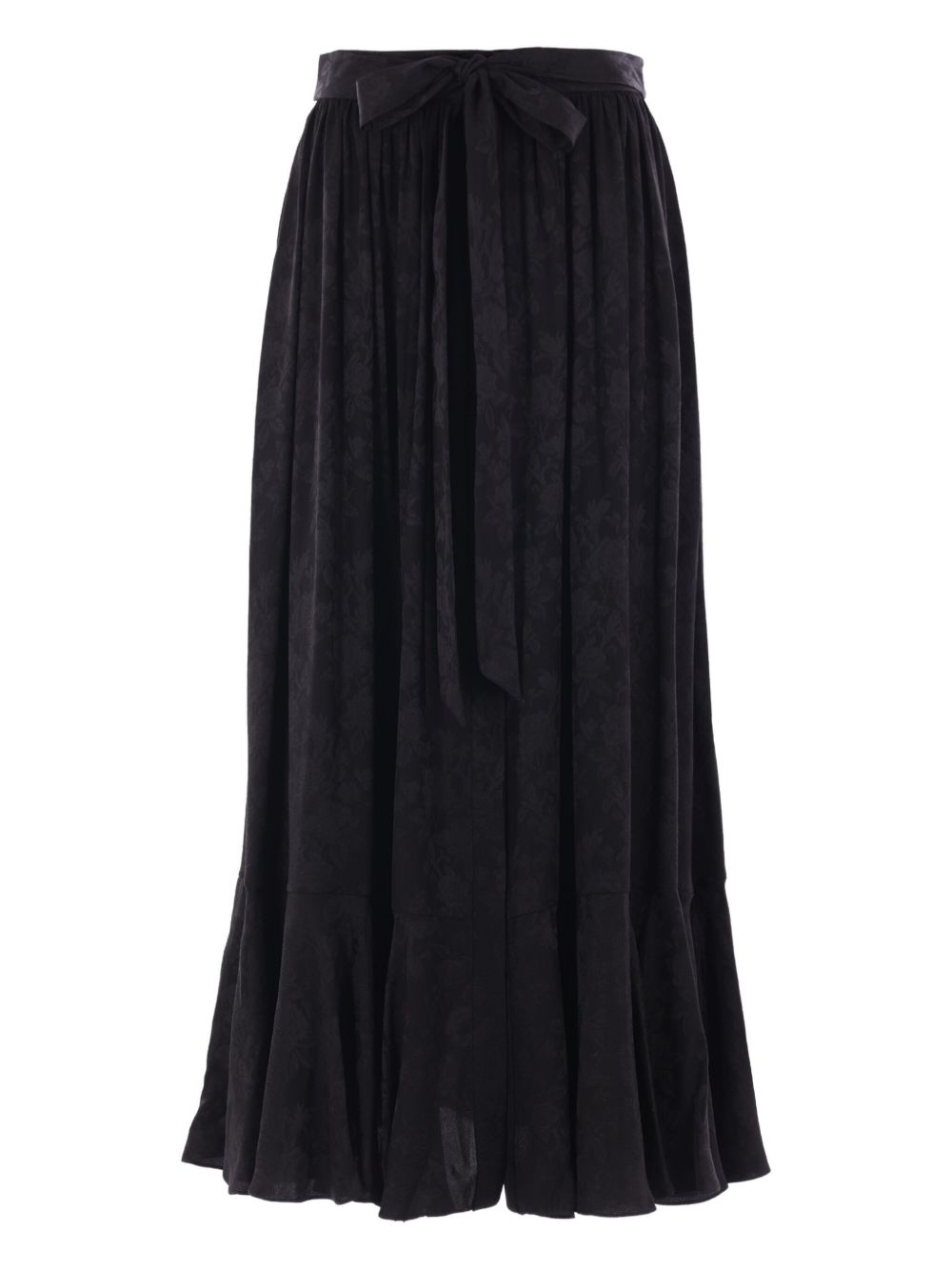 floral-jacquard gathered skirt 25AJU13115 001 CHLOÉ 