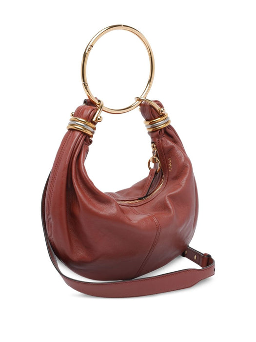 small bracelet calfskin tote bag 25AS611O37 6AW CHLOÉ 