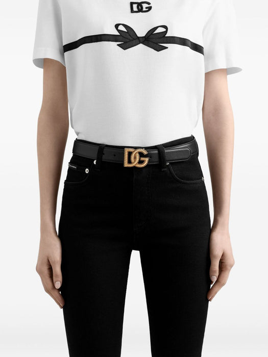 logo-plaque leather belt BE1663 AV95680999 DOLCE & GABBANA 