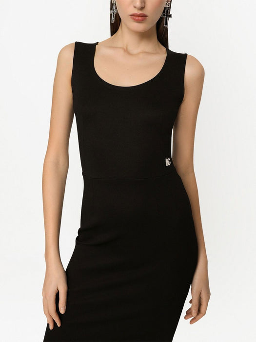 Milano-rib sleeveless midi dress F6ARNT FUGPNN0000 DOLCE & GABBANA 