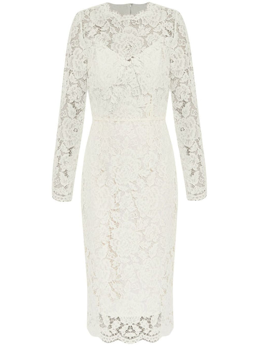 floral-lace midi dress F6M0DT HLM7LW0001 DOLCE & GABBANA 