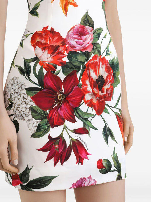 silk mini dress F6TVVT FSA7VHA5PB DOLCE & GABBANA 