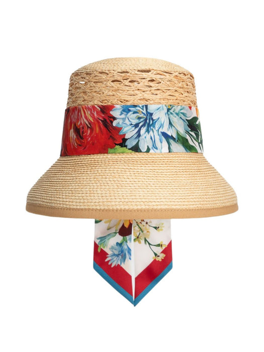 raffia sun hat FH676A GDDBUS9000. DOLCE & GABBANA 