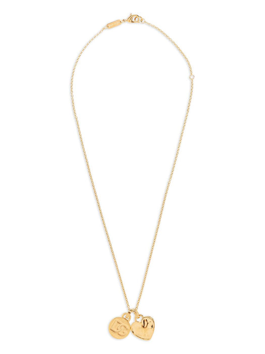 Dolce & Gabbana Heart Pendant Necklace Golden WNR8S4 W1111ZOO00 DOLCE & GABBANA 