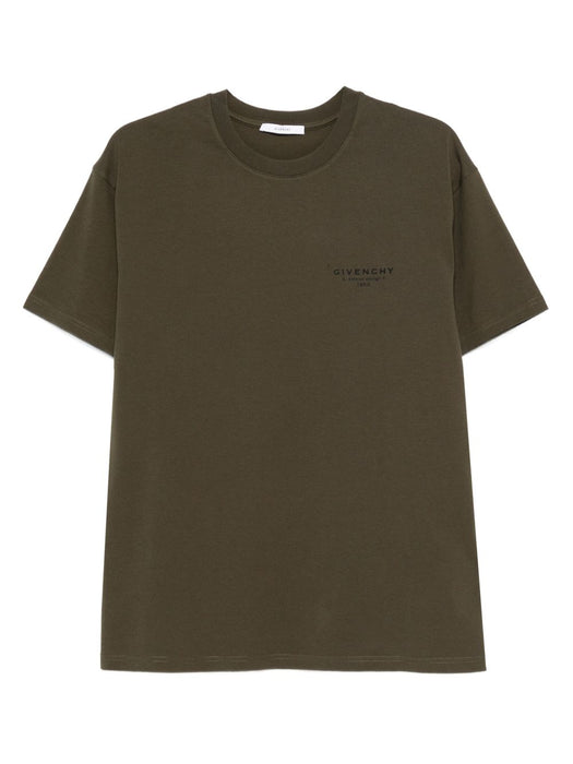 logo-print cotton T-shirt BM71NK3YRV 305 GIVENCHY 