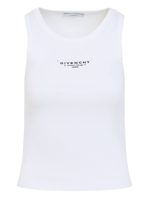 ribbed logo top BW70FPP75N 100 GIVENCHY 