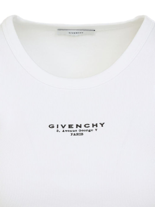ribbed logo top BW70FPP75N 100 GIVENCHY 