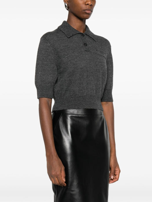 short-sleeve logo polo-neck knitwear BWL0094ZSM033 033 GIVENCHY 