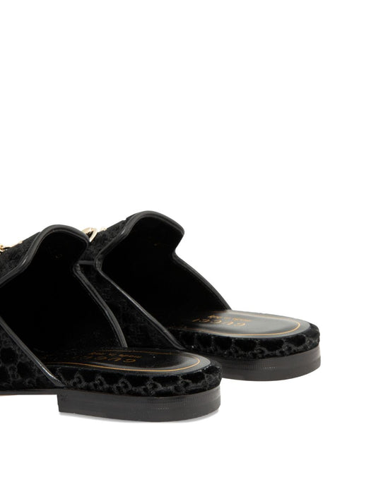 horsebit velvet mules 802163 FAEUF1000 GUCCI 