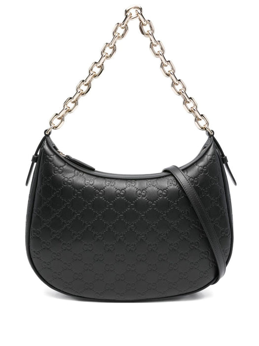 GG-pattern chain-strap bag 820453 AAFDV1000 GUCCI 
