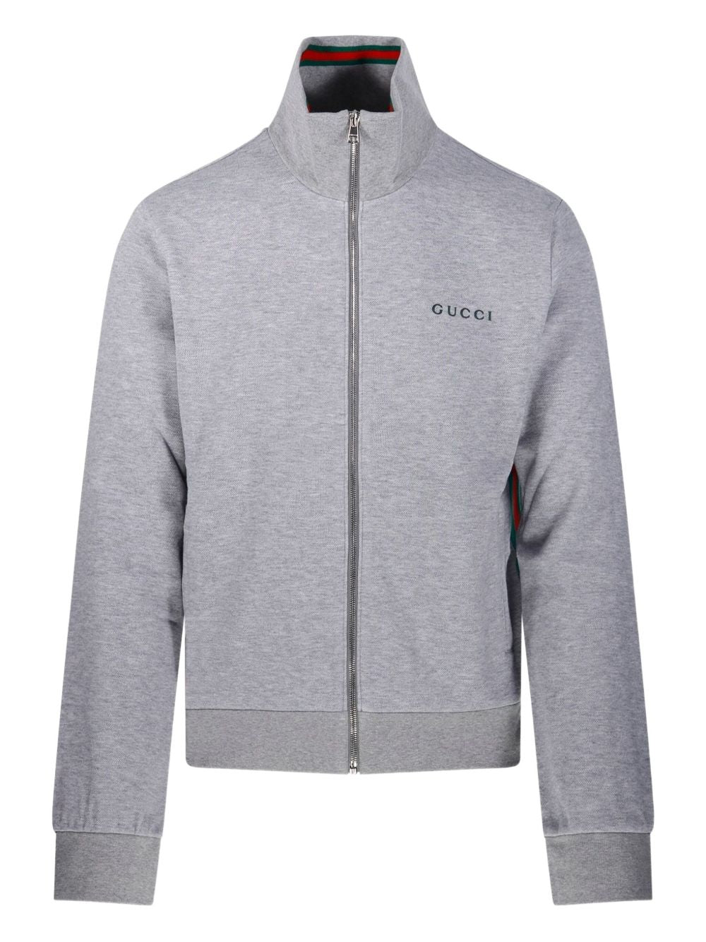 zip-up funnel-neck t-shirt 828331 XJHCX1183 GUCCI 