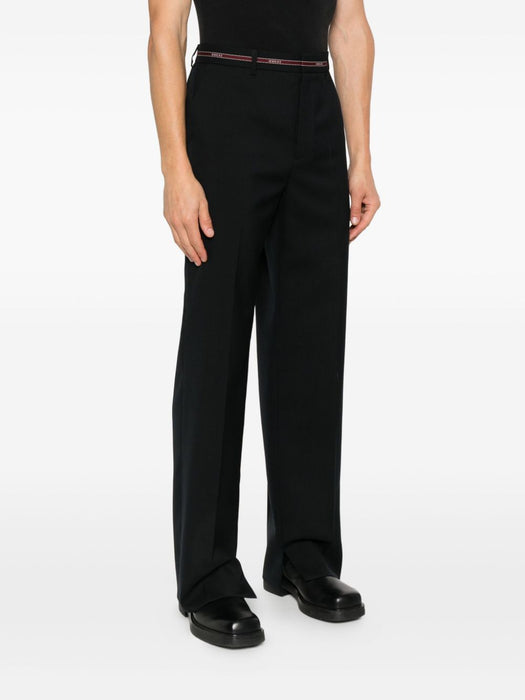 selvedge-detail wool trousers 832544 Z7AQV4668 GUCCI 