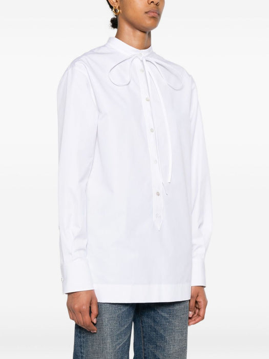 neck-tie long-sleeve top 836454 Z7ADR9000 GUCCI 